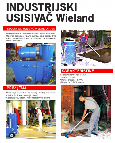 7. INDUSTRIJSKI USISIVAC WIELAND   